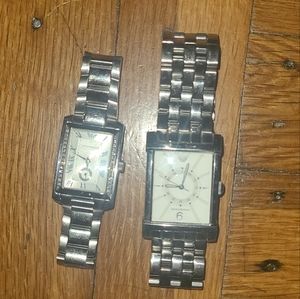 2 emporio Armani watches